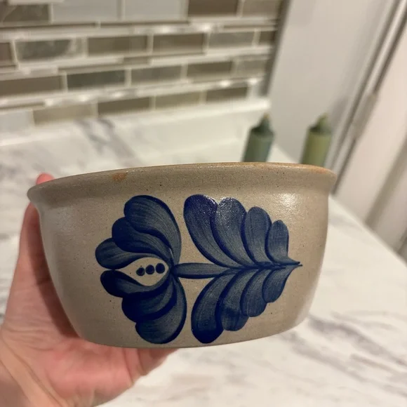 Vintage Beaumont Brothers Pottery Candle Sticks & Bowl Salt Glazed Stoneware - Picture 4 of 16